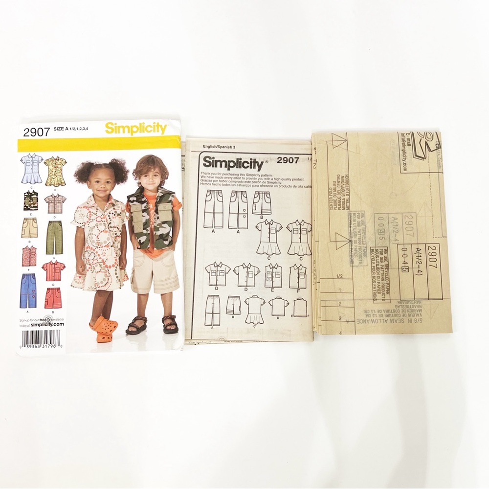Simplicity Kids' Sewing Pattern 2907 - Picture 3 of 3
